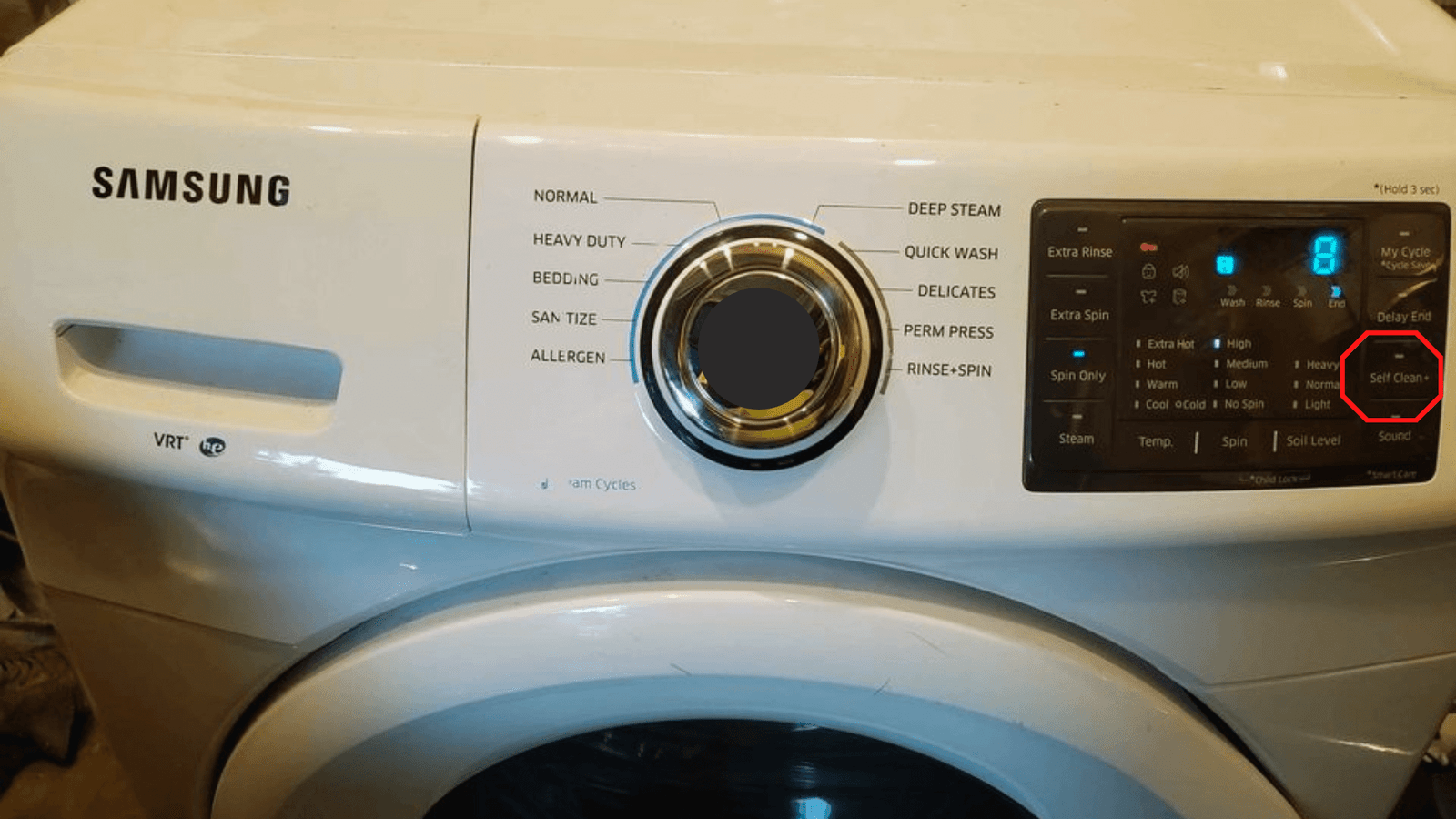 Self-Clean Samsung Washer