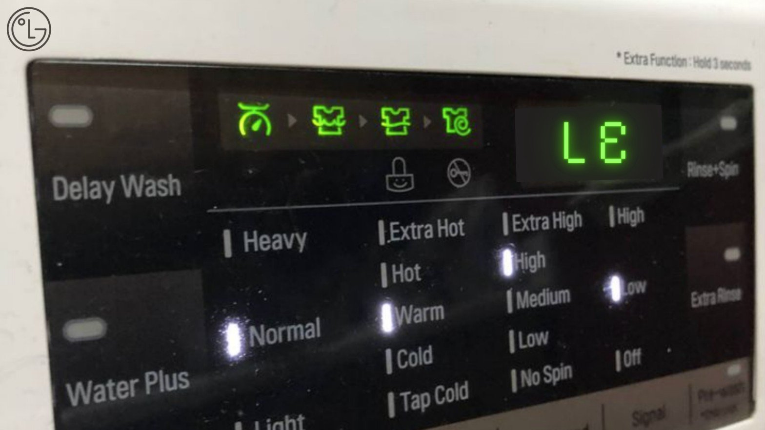 LE Errors LG Washing Machine