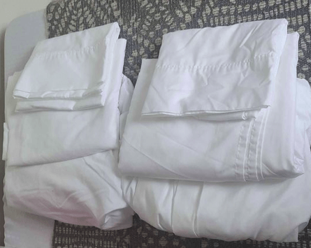 Sort white sheets