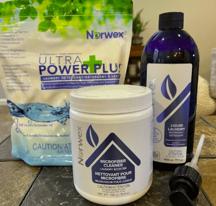 Norwex laundry detergents and booster